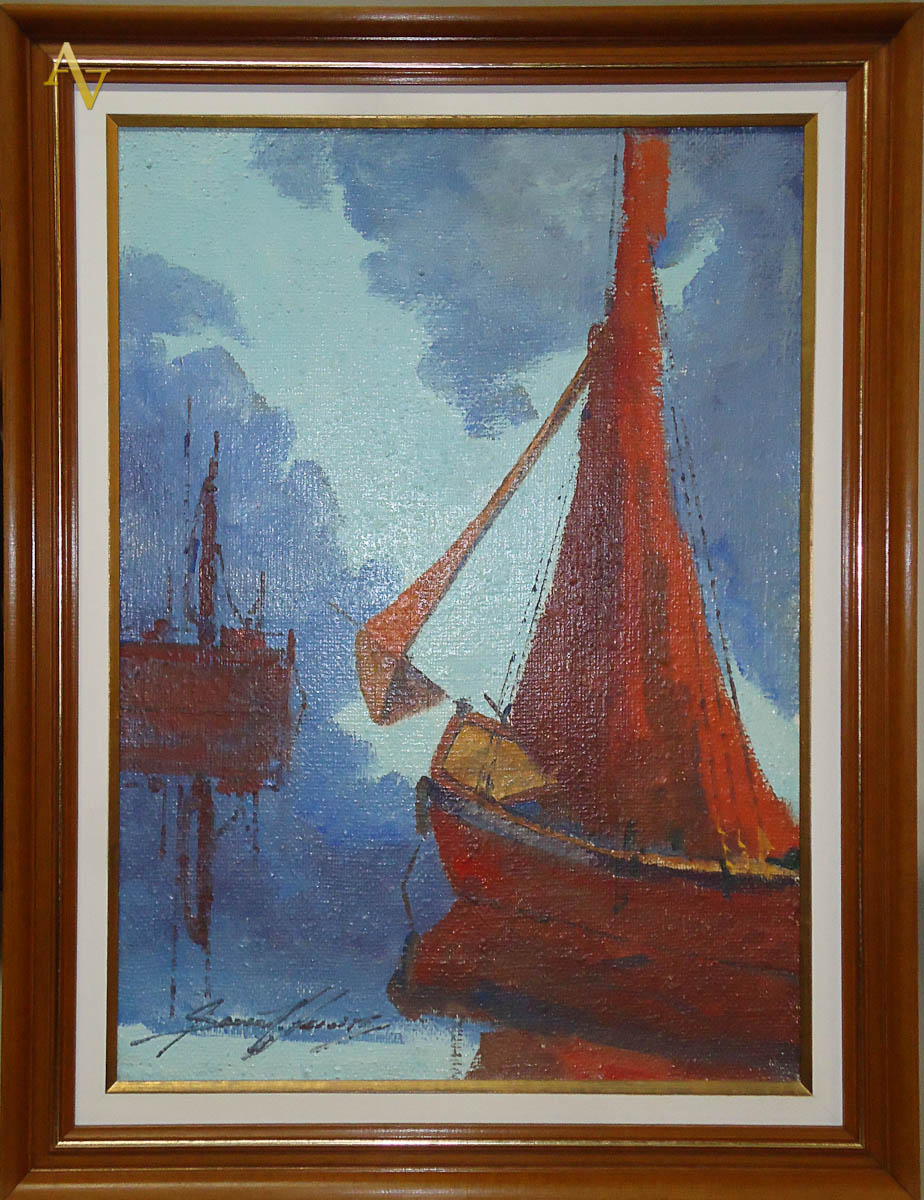 SANSÃO PEREIRA - Barcos - ost - 70 x 50.
