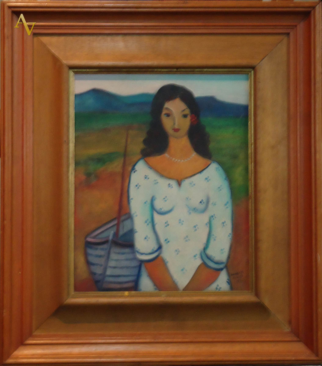 HUMBERTO DA COSTA - Figura de mulher - ost - 42 x 34.