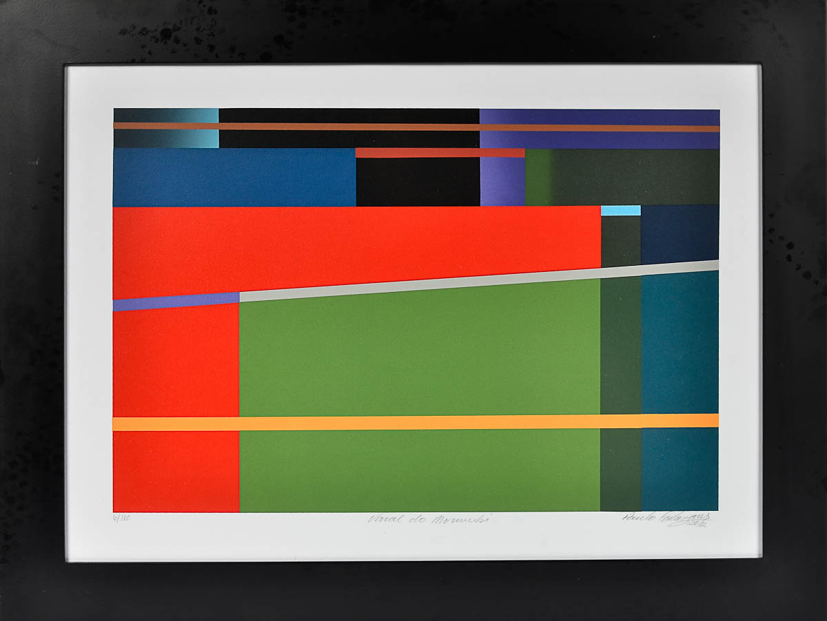 PAULO CALAZANS - Varal do Morumbi - serigrafia 6/100 - 40 x 60.
