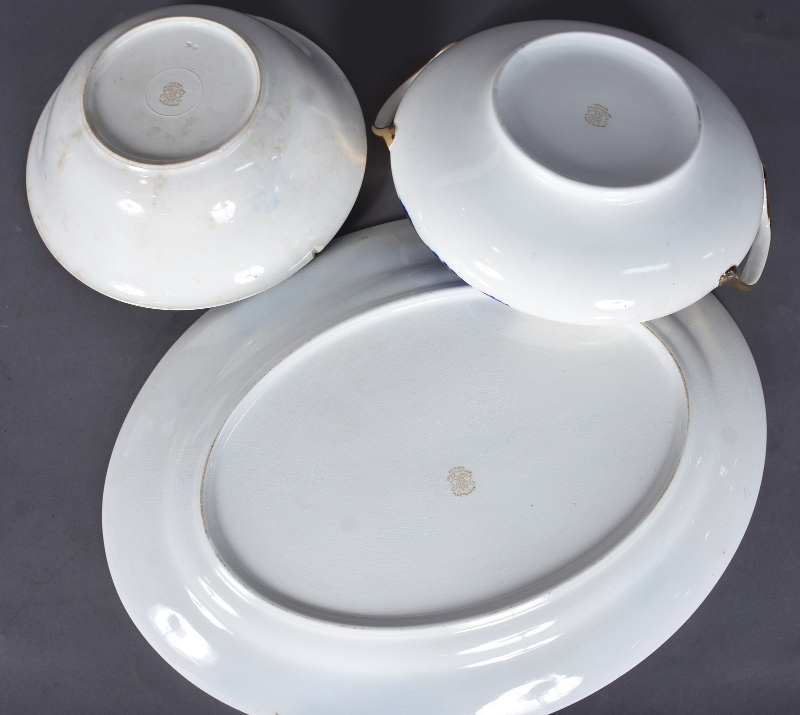 Aparelho de jantar de faiança "Imperial Ironstore Ware" composto de... - foto 4 de 10