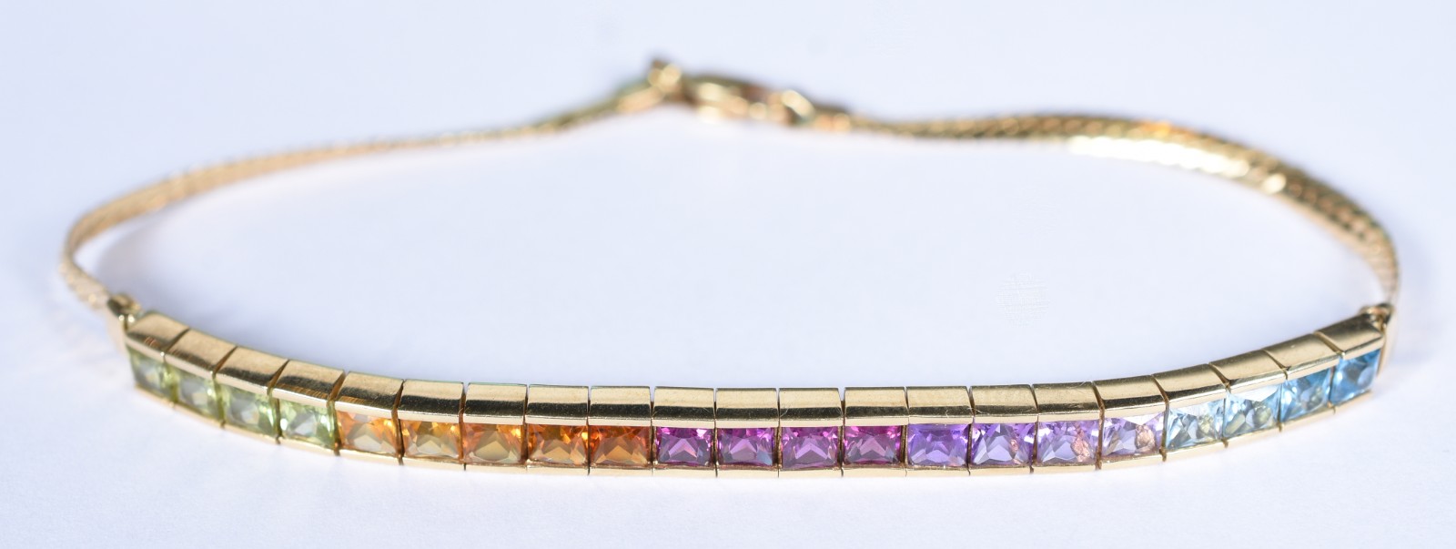 Pulseira de ouro 18 k, contraste 750 (Por motivos de segurança a peça... - foto 1 de 7