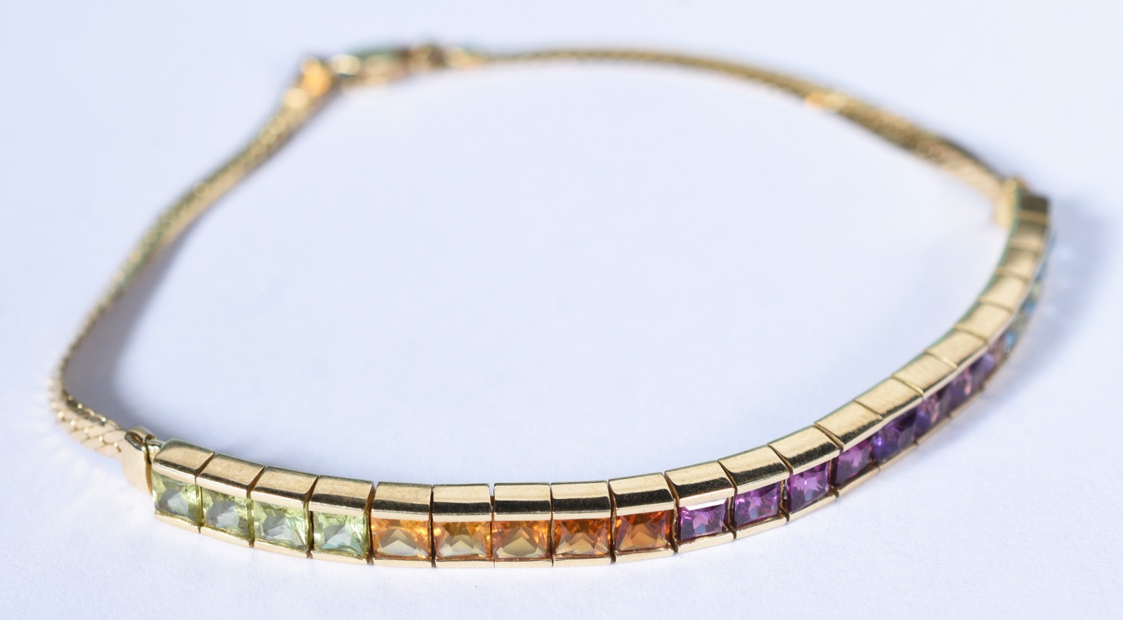 Pulseira de ouro 18 k, contraste 750 (Por motivos de segurança a peça... - foto 2 de 7