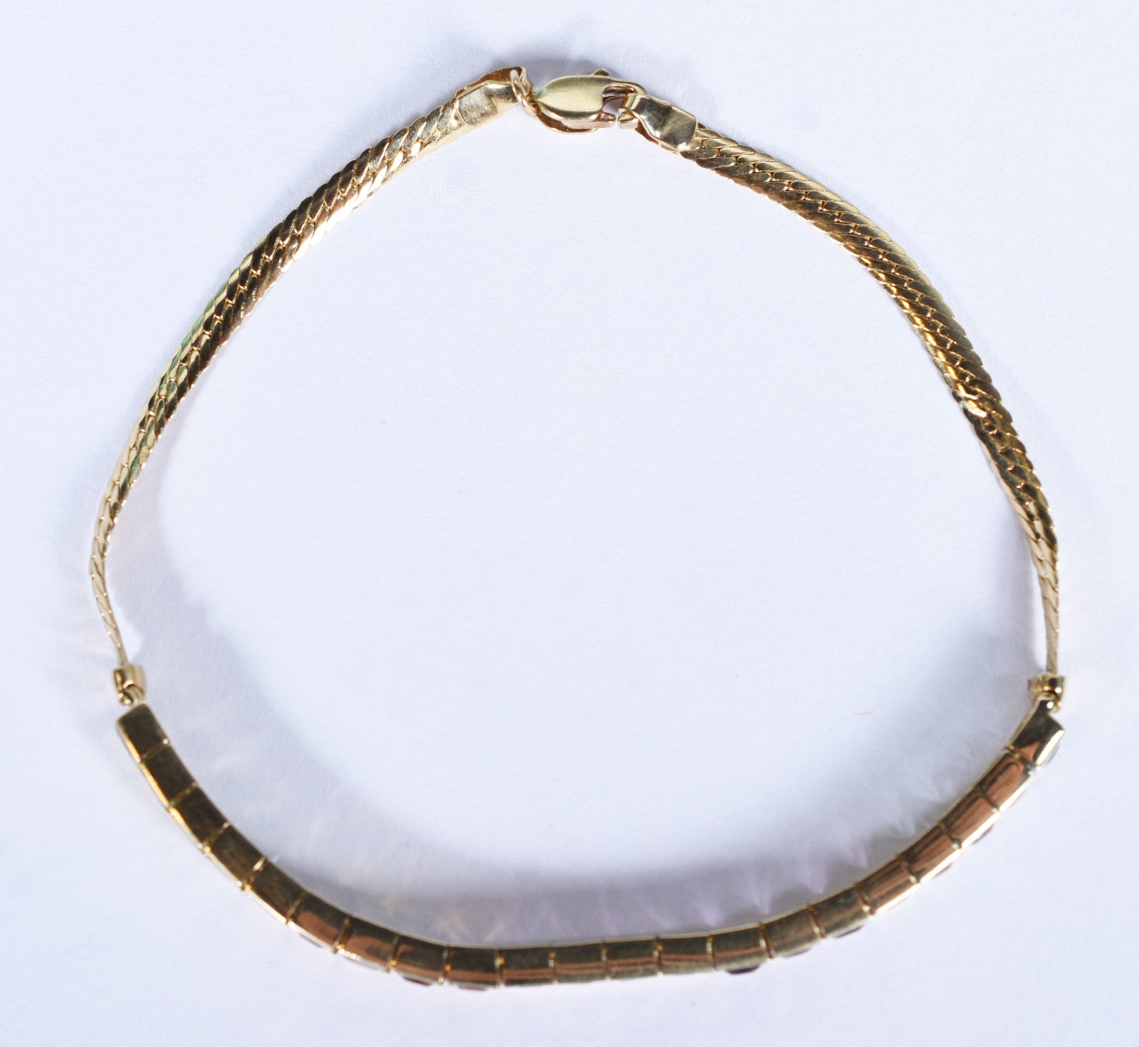 Pulseira de ouro 18 k, contraste 750 (Por motivos de segurança a peça... - foto 4 de 7