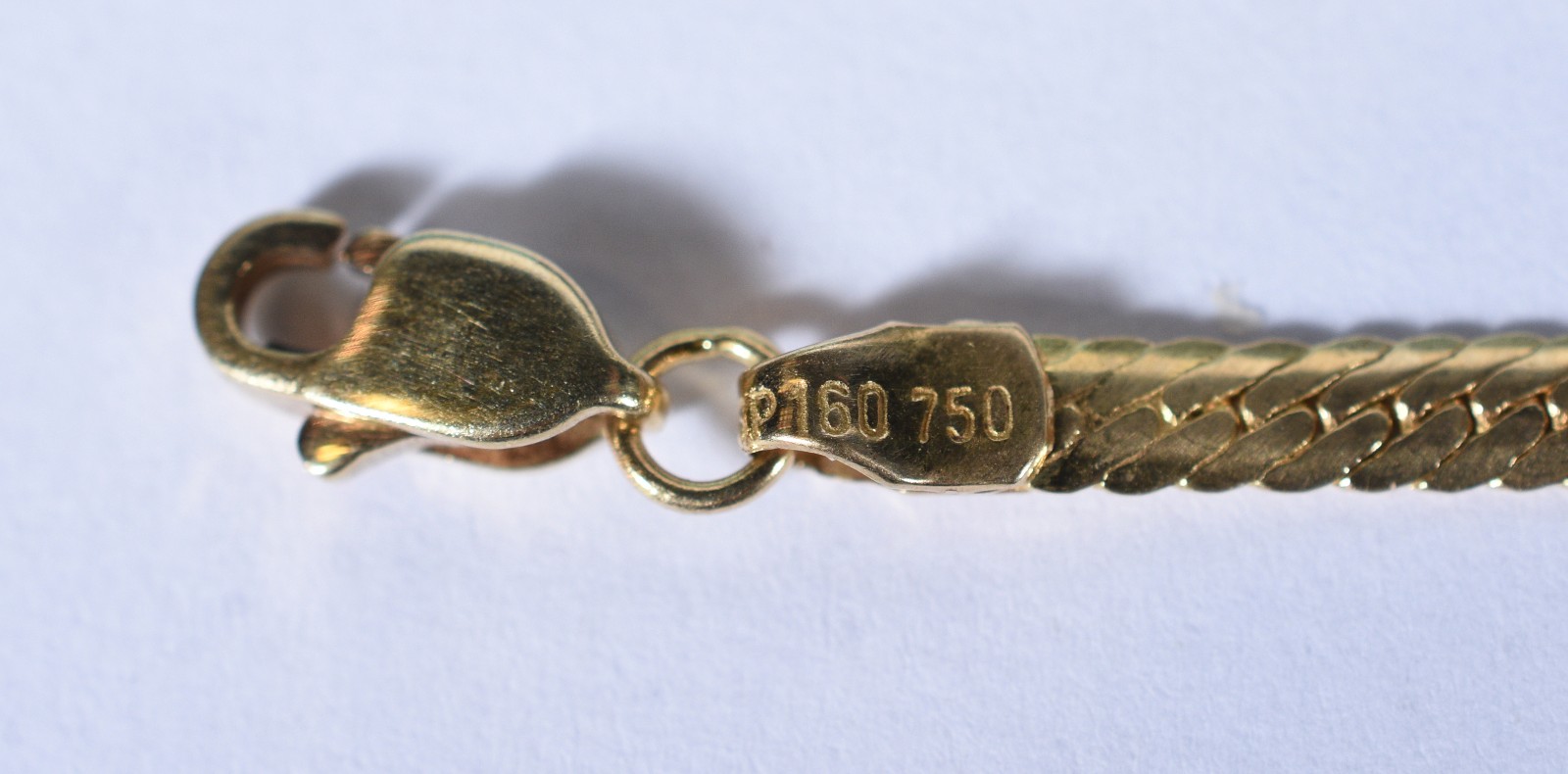 Pulseira de ouro 18 k, contraste 750 (Por motivos de segurança a peça... - foto 5 de 7