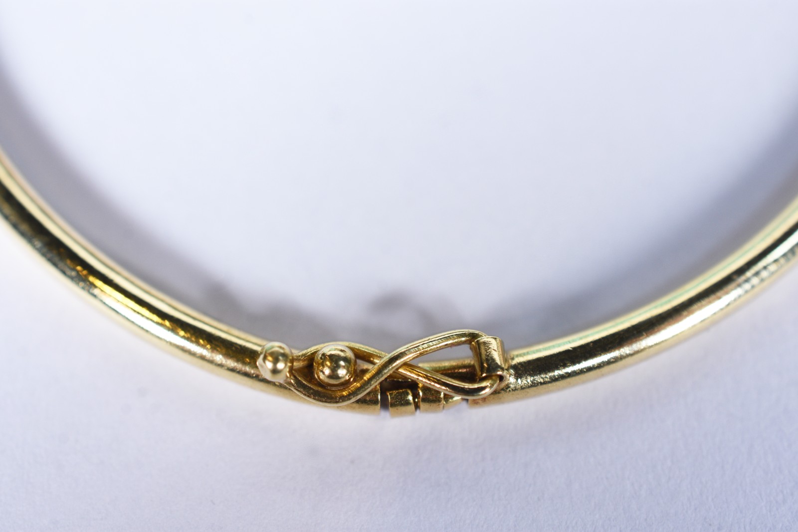 Pulseira de ouro 18 k, contraste 750 feitio escrava oval (Por motivos... - foto 3 de 5