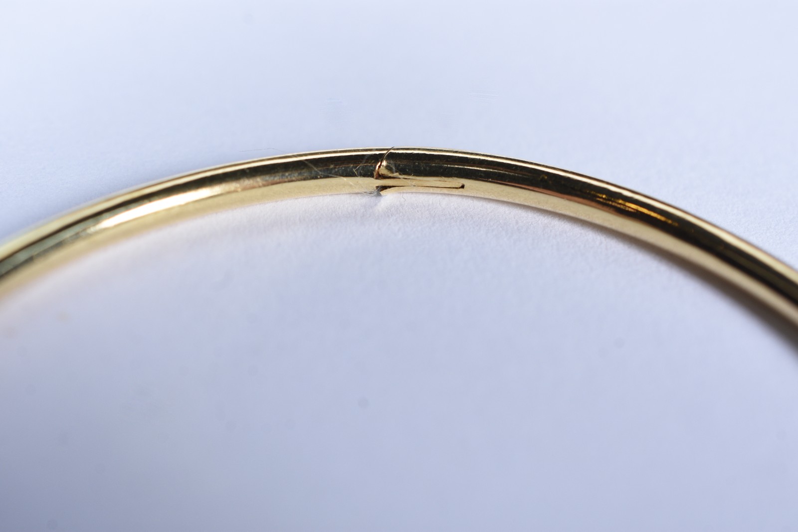 Pulseira de ouro 18 k, contraste 750 feitio escrava oval (Por motivos... - foto 5 de 5