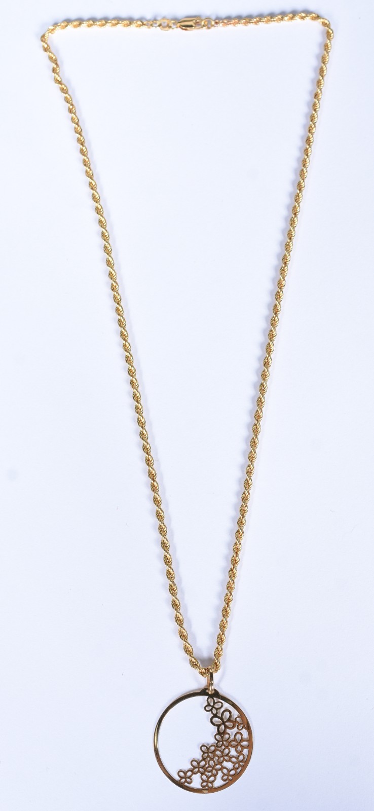 Colar de ouro 18 k, contraste 750 (Por motivos de segurança a peça... - foto 3 de 5