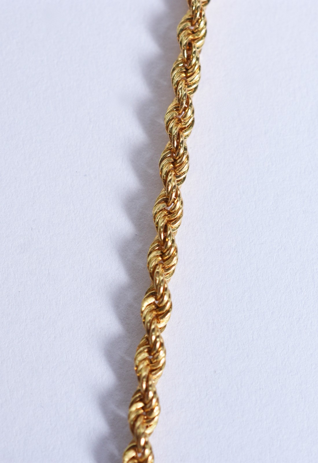 Colar de ouro 18 k, contraste 750 (Por motivos de segurança a peça... - foto 4 de 5