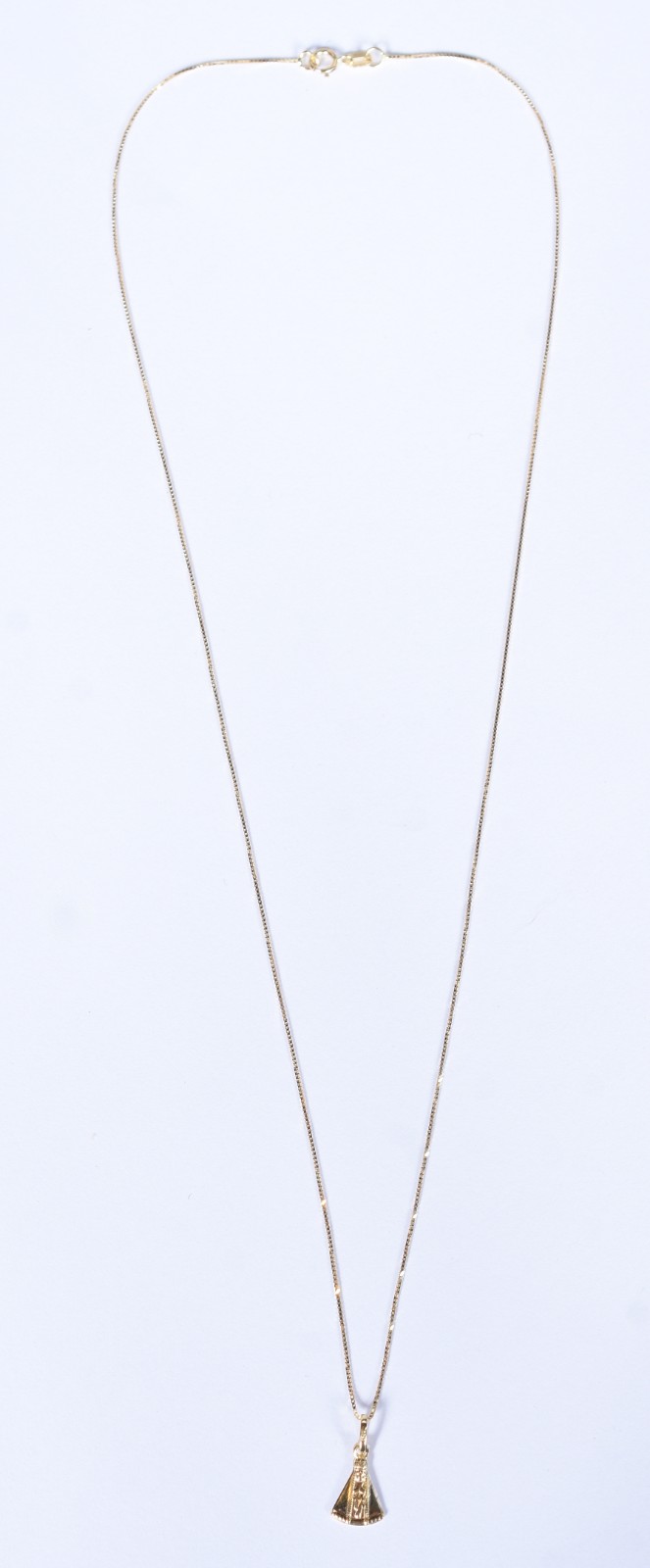 Colar de ouro 18k, contraste 750 com pingente de Nossa Senhora... - foto 3 de 7