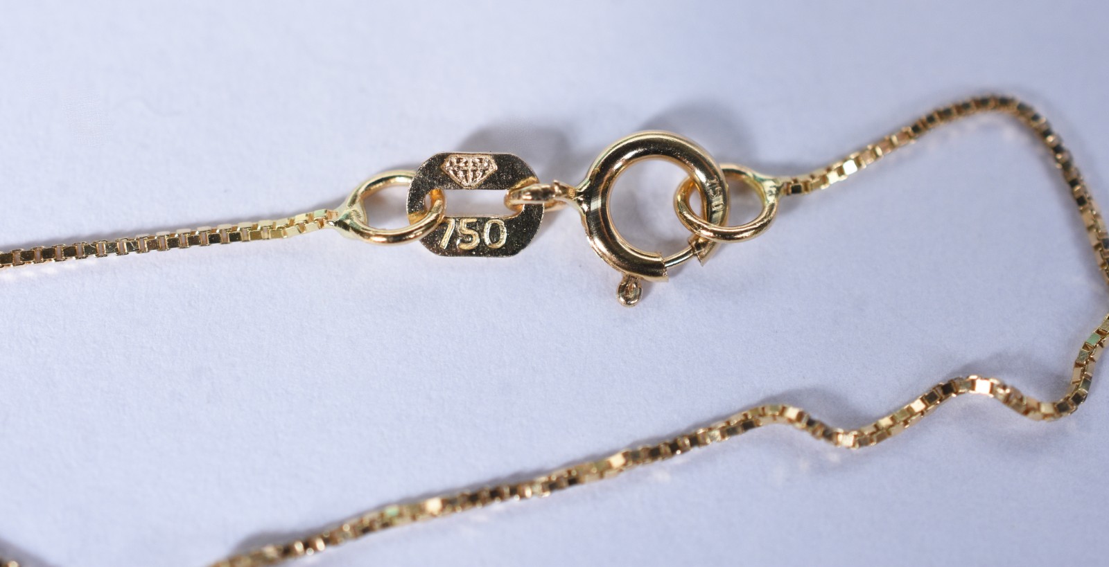 Colar de ouro 18 k, contraste 750 (Por motivos de segurança a peça... - foto 5 de 7
