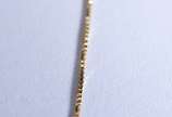 Colar de ouro 18 k, contraste 750 com crucifixo... - Colar de ouro 18 k, contraste 750 com crucifixo (Por motivos de segurança a peça não se encontra na loja)