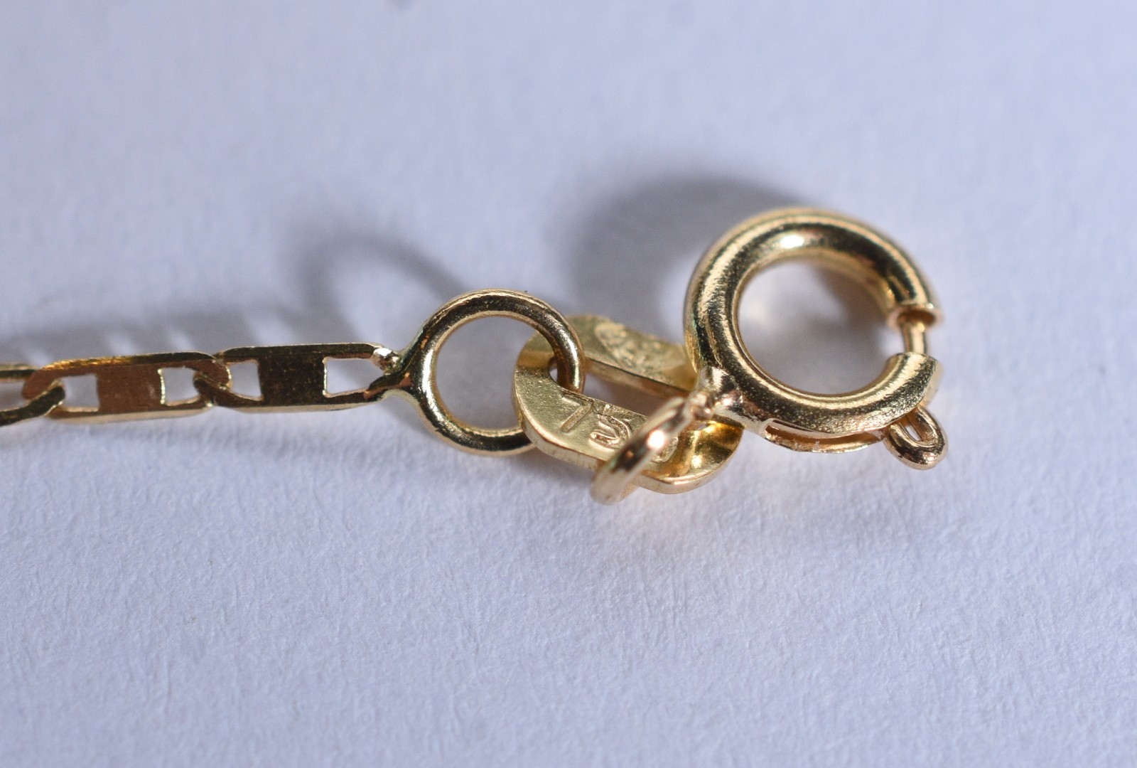 Pulseira de criança de ouro 18 k, contraste 750 com placa para gravar... - foto 6 de 6