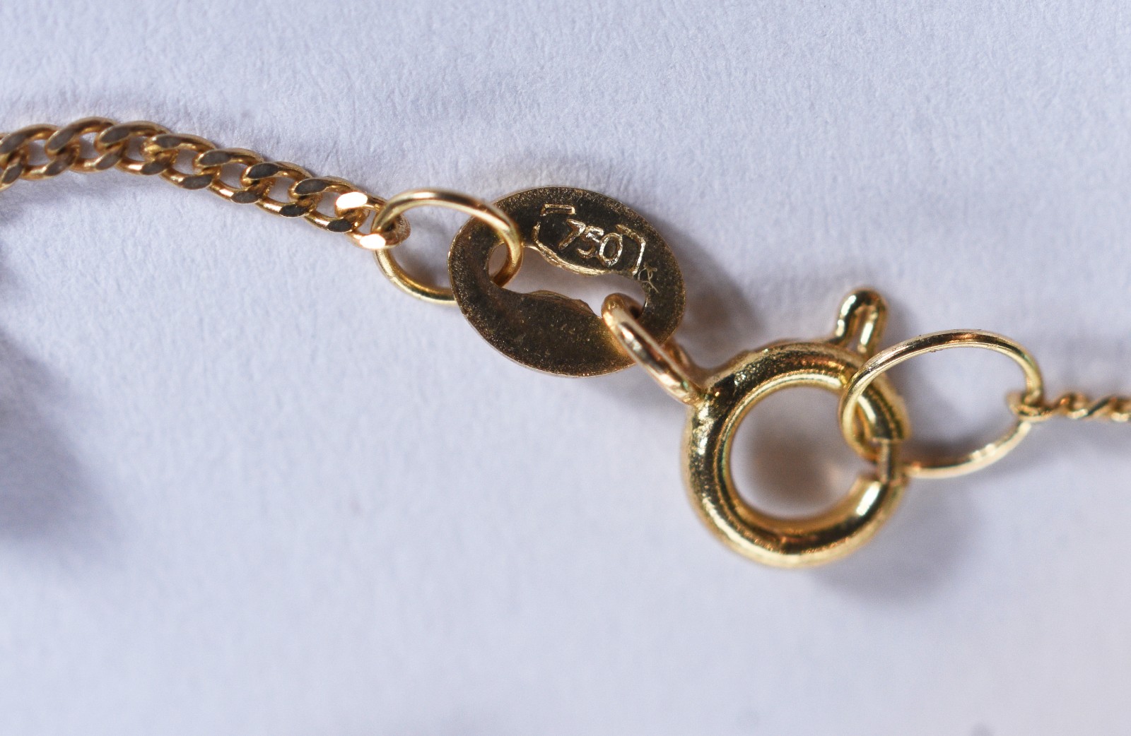 Pulseira de criança de ouro 750 com bolinhas (Por motivos de... - foto 2 de 4