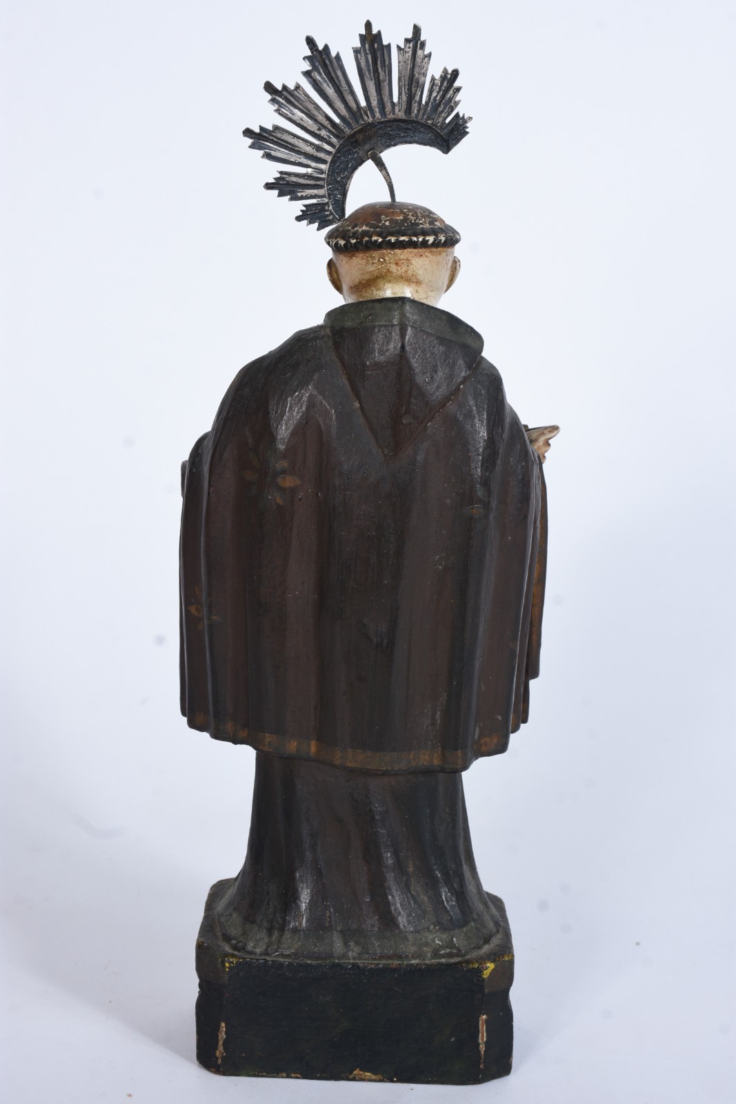 Santo Antônio com menino - Imagem de madeira policromada com... - foto 4 de 8