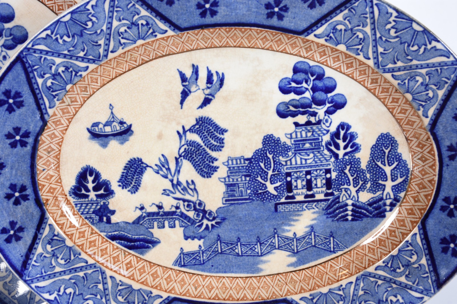 Parte de serviço de faiança inglesa "Manchu", Alfred Meakin... - foto 2 de 10