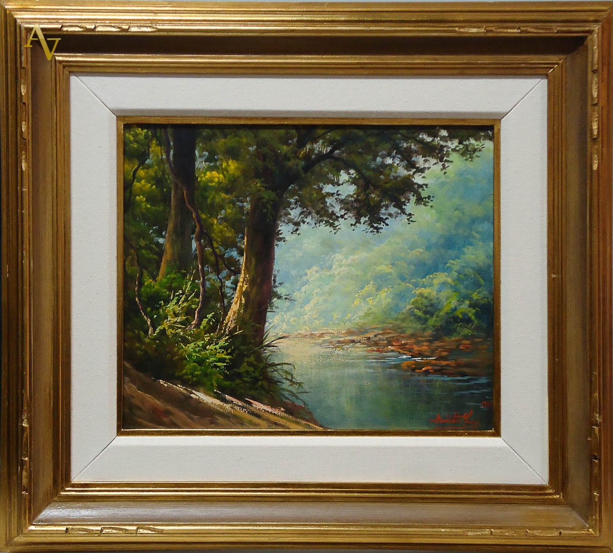 BENEDITO LUIZI - Paisagem - ose - 43 x 38.