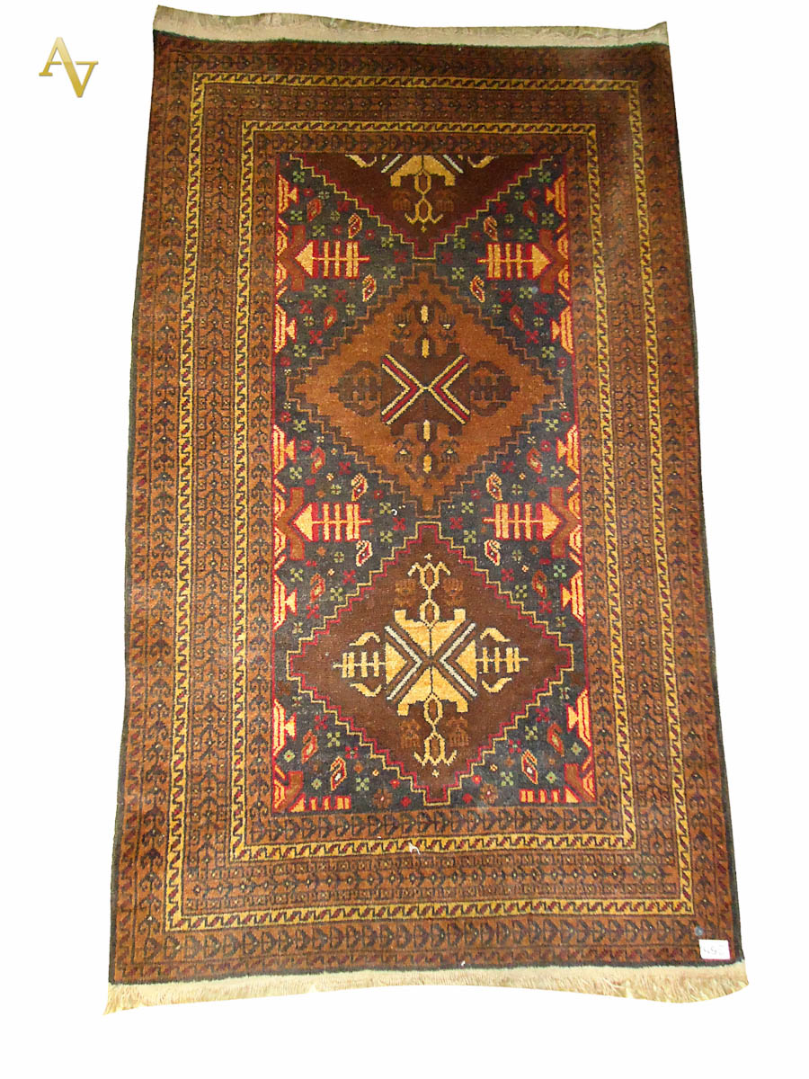 Tapete Afghan med. 1,54 x 0,94 m.