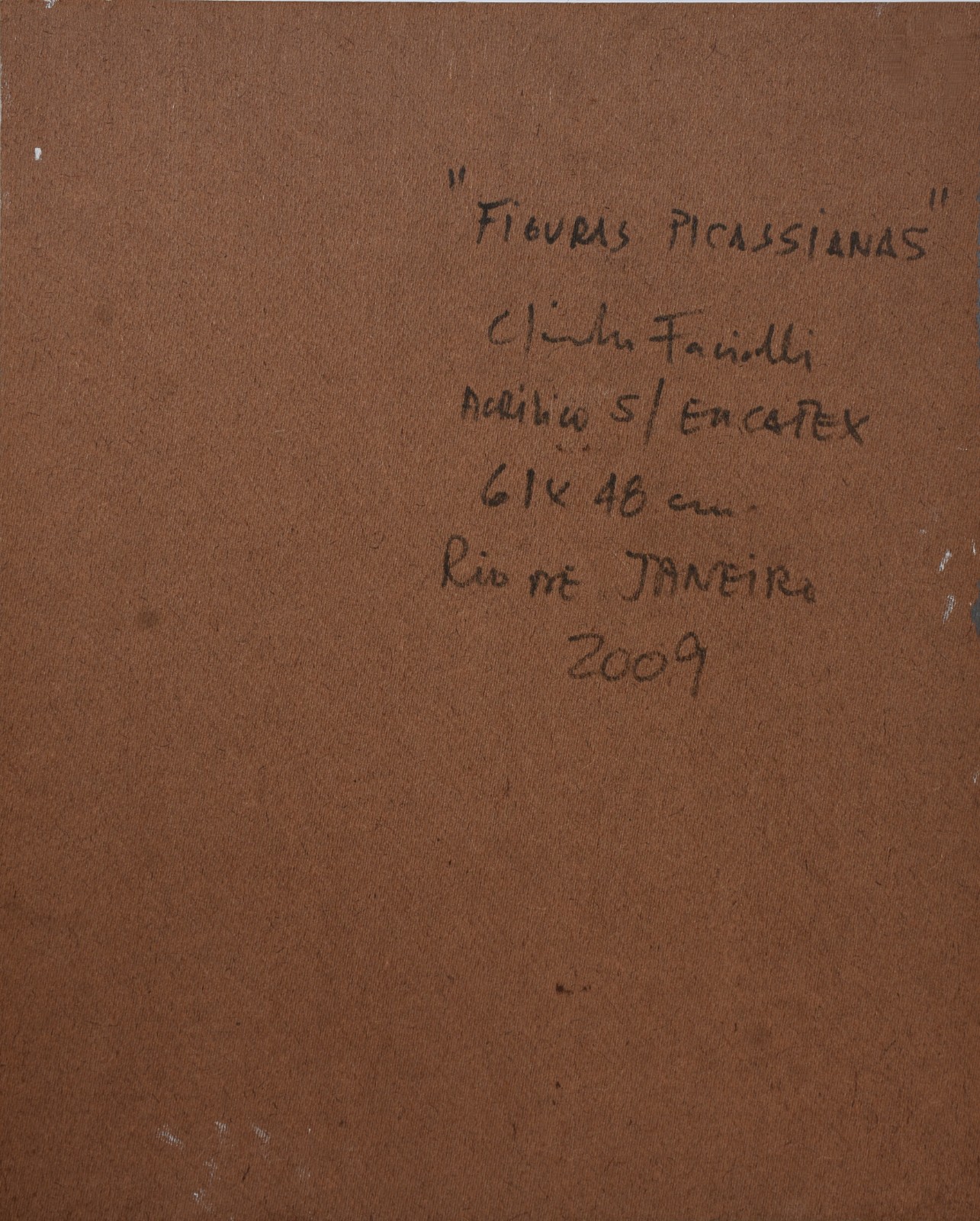Cláudio Faciolli (1955), Figuras picassianas - foto 3 de 4