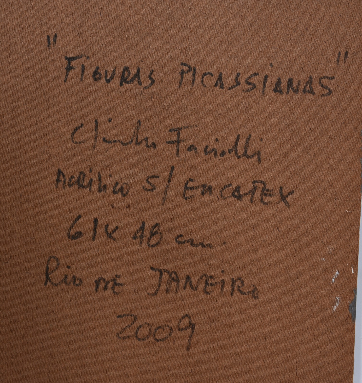 Cláudio Faciolli (1955), Figuras picassianas - foto 4 de 4