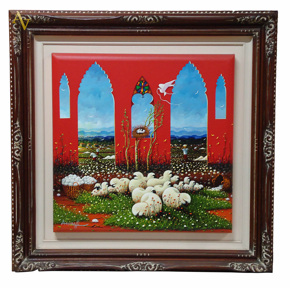 AMORELLI - Carneiros - ost - 60 x 60.
