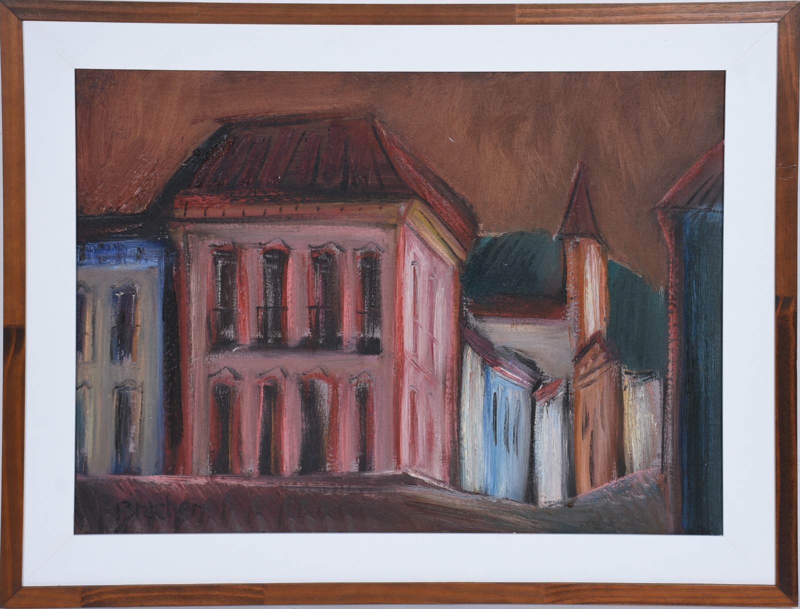 Carlos Bracher (1940), Sobrados e Rua Das Mercês - Diamantina - foto 2 de 5