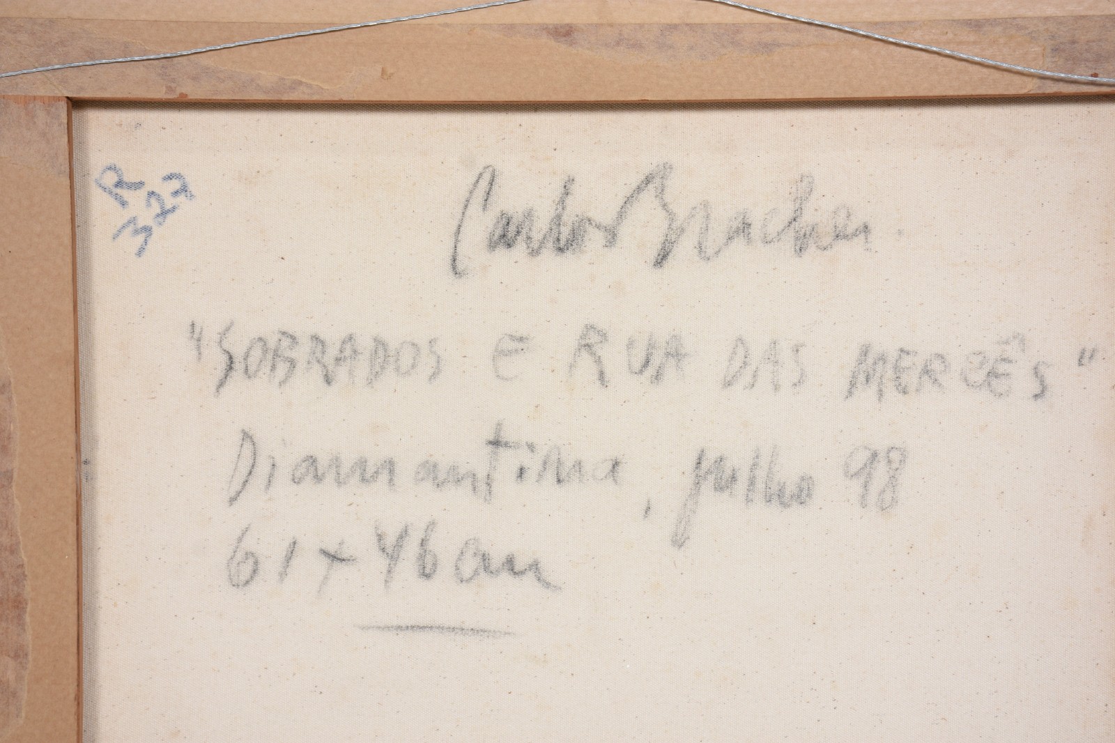 Carlos Bracher (1940), Sobrados e Rua Das Mercês - Diamantina - foto 5 de 5