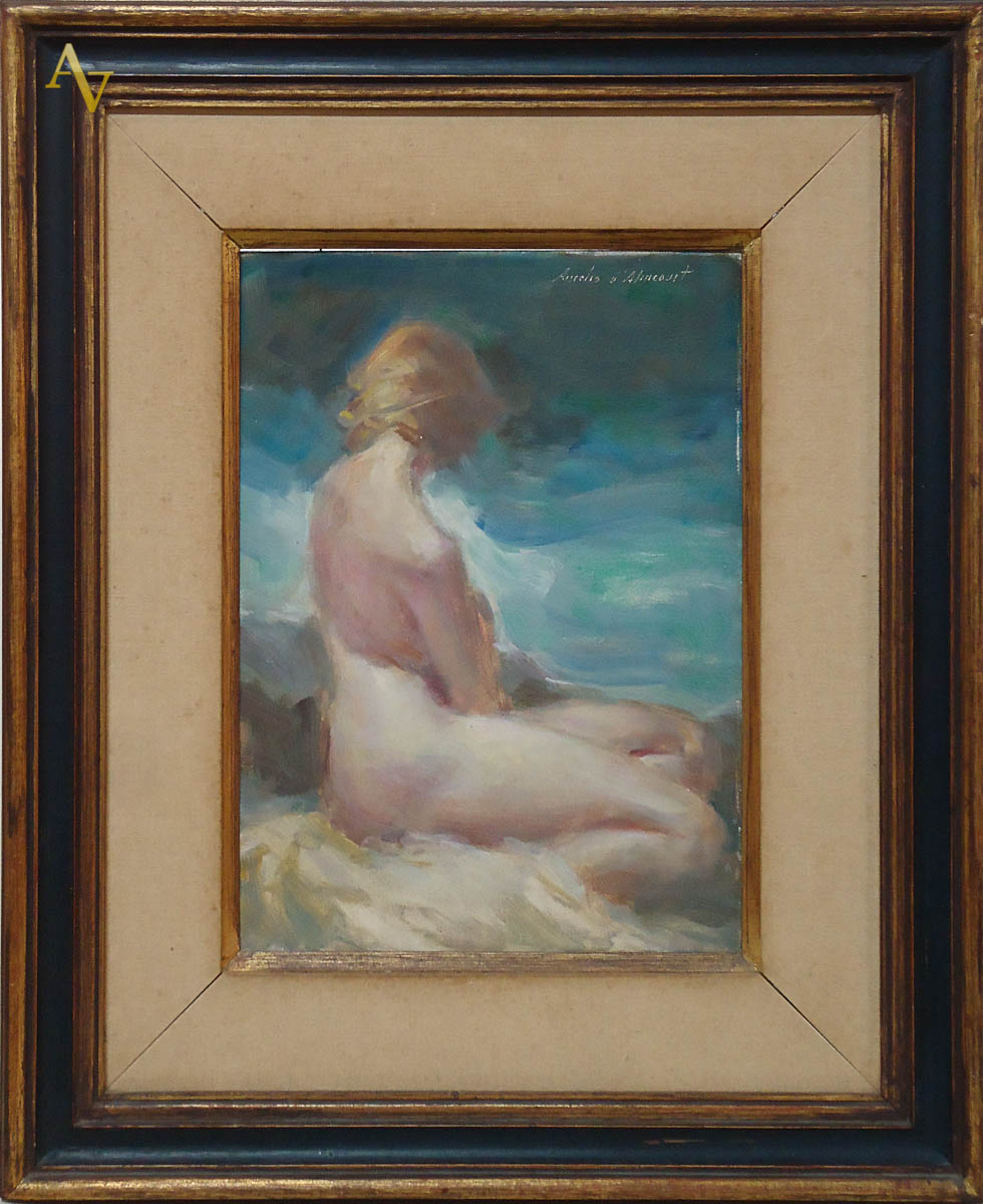 AURÉLIO D´ALINCOURT - Nu - ost - 25 x 35.