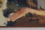 Sylvio Pinto (1918-1997), Casário - Óleo sobre tela.