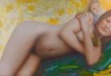 Glauco Rodrigues (1929-2004), Figuras - Óleo sobre tela - datado Junho 85.