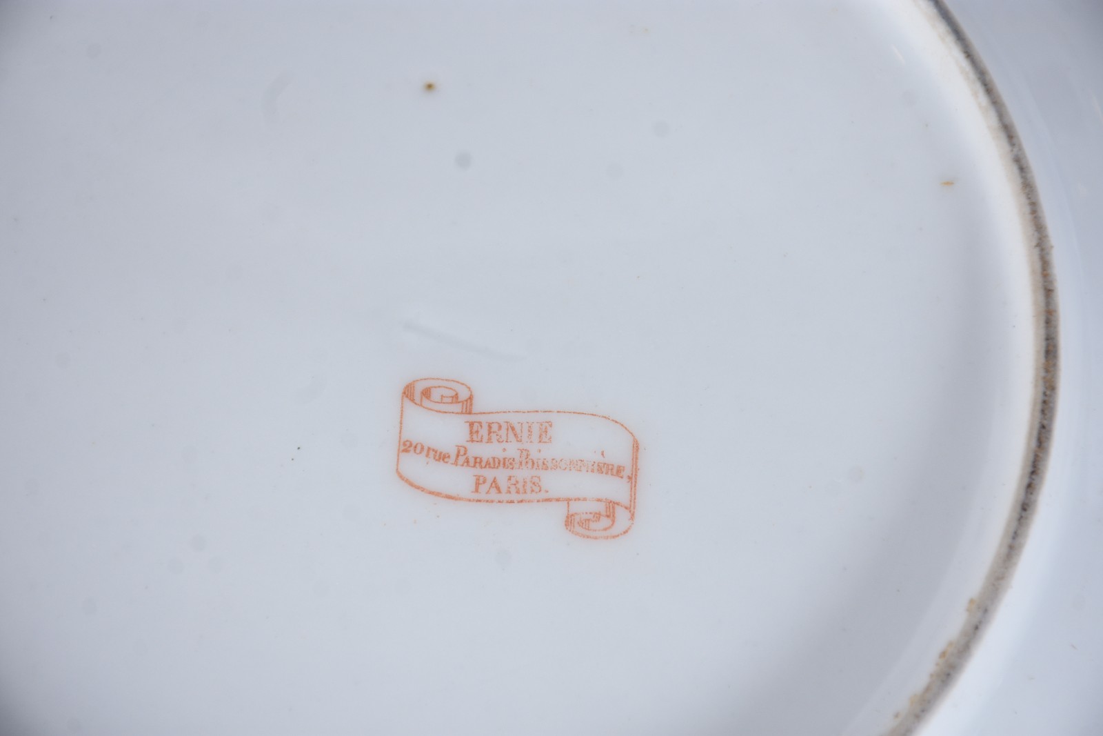 Conjunto para sobremesa de porcelana francesa pintadas a mão por com... - foto 9 de 9