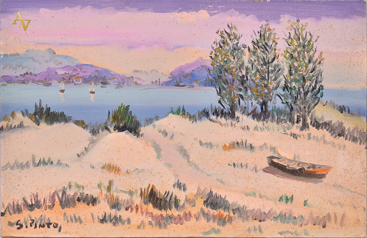 SILVIO PINTO - Marinha - ost - 41 x 27.