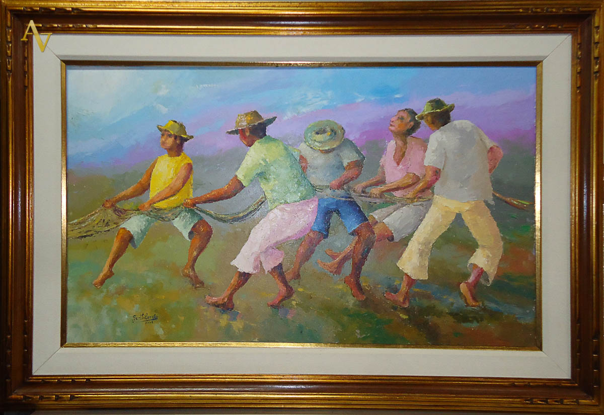 GENTIL CORRÊA - Pescadores - ost - 60 x 100.