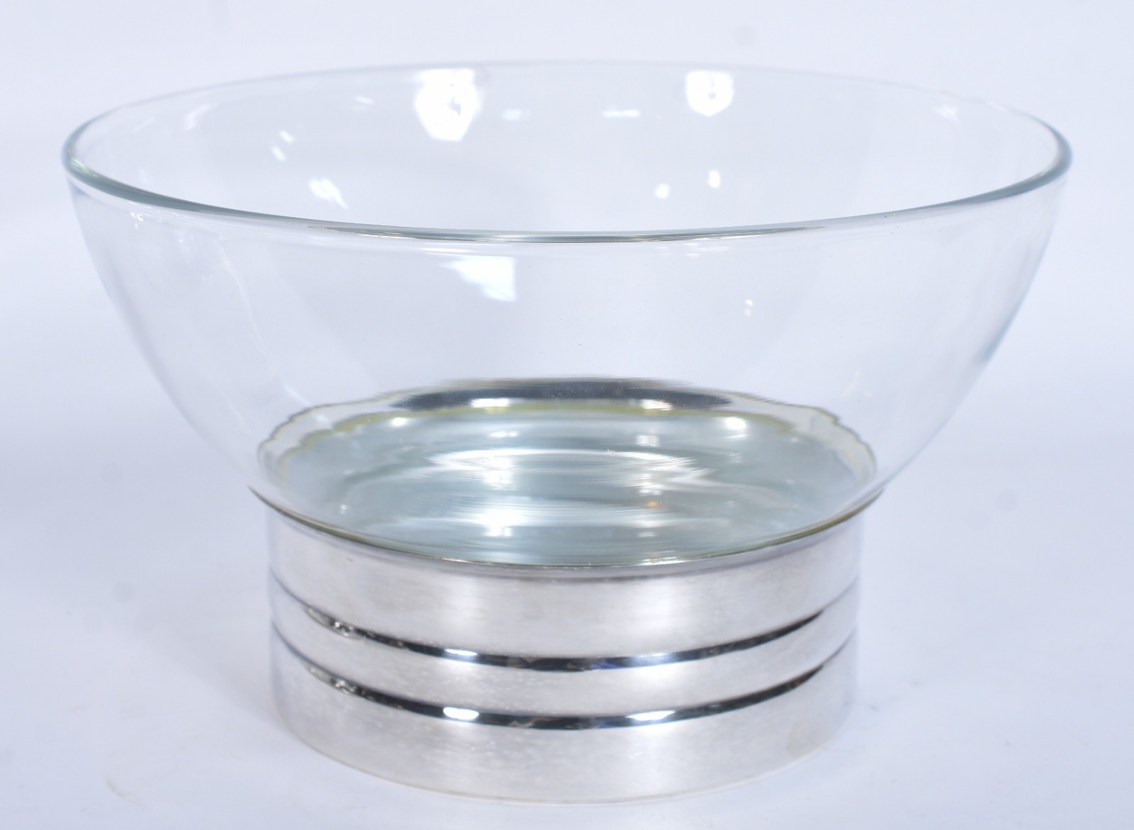 Duas peças de metal prateado Saint James composto de molheira e bowl... - foto 2 de 8