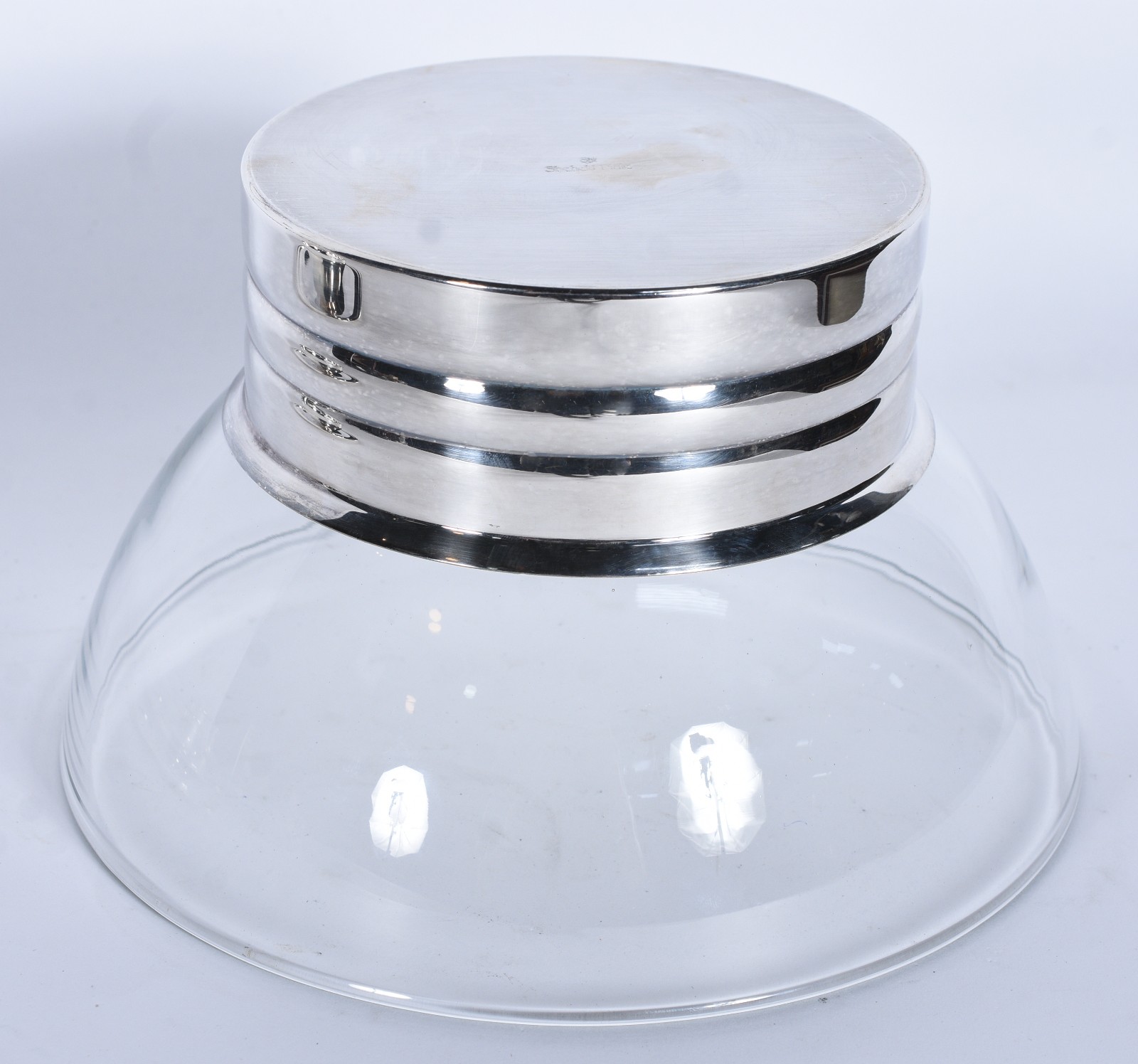 Duas peças de metal prateado Saint James composto de molheira e bowl... - foto 4 de 8