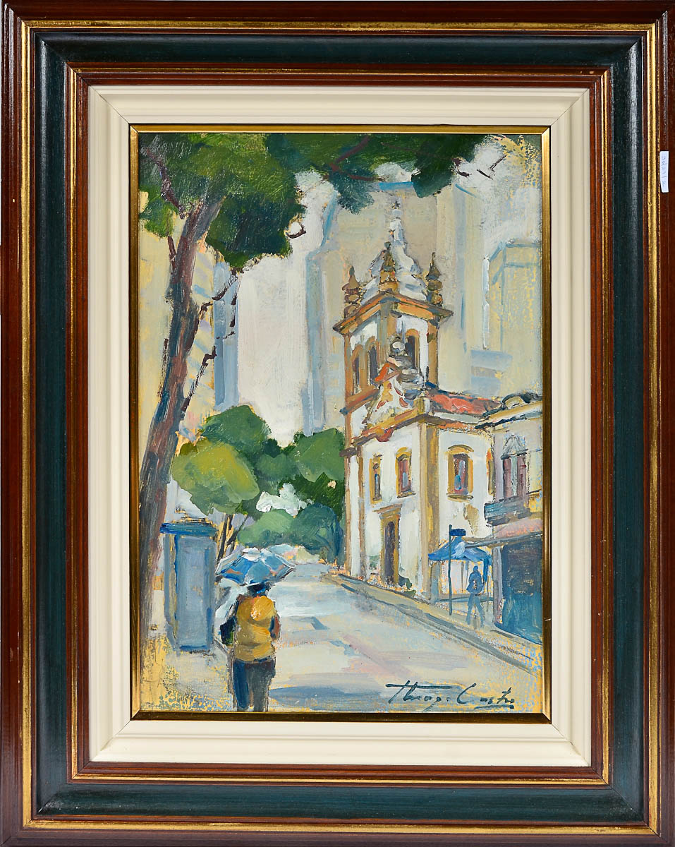THIAGO CASTRO - Igreja de Santa Rita - ost - 60 x 72.