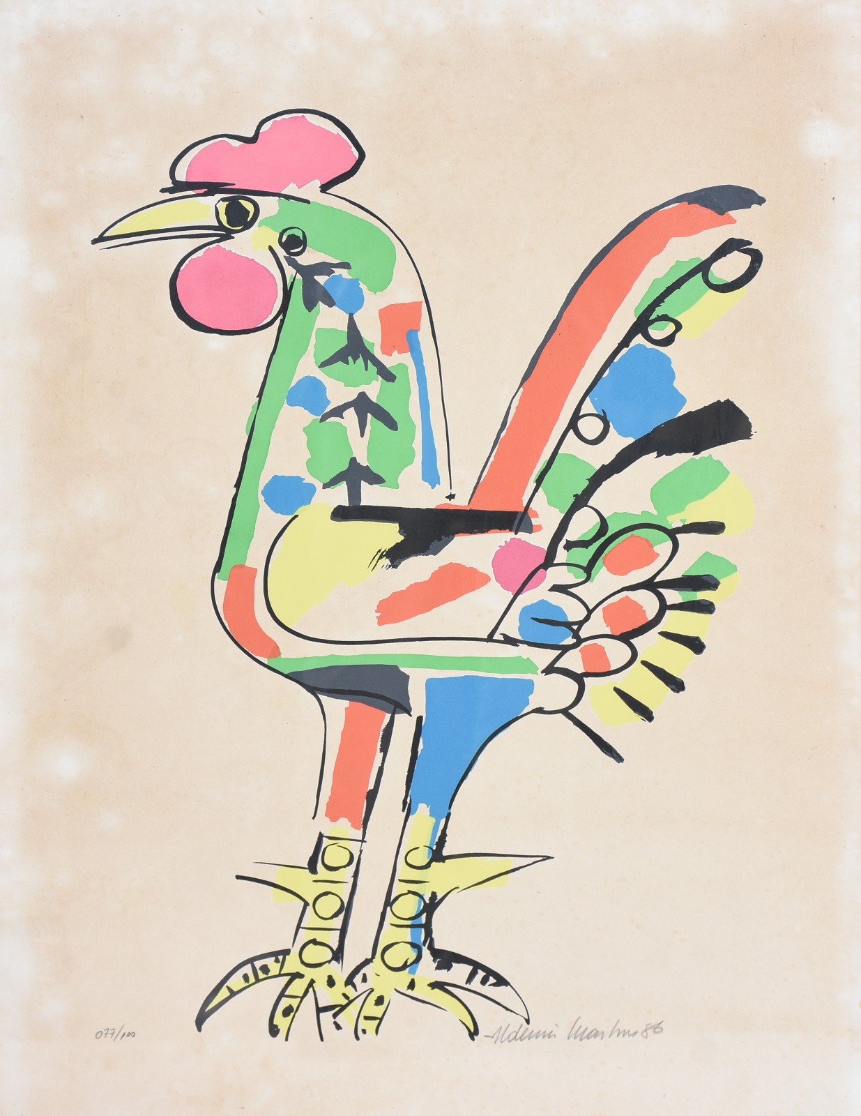 Aldemir Martins (1922-2006), Galo - foto 1 de 5