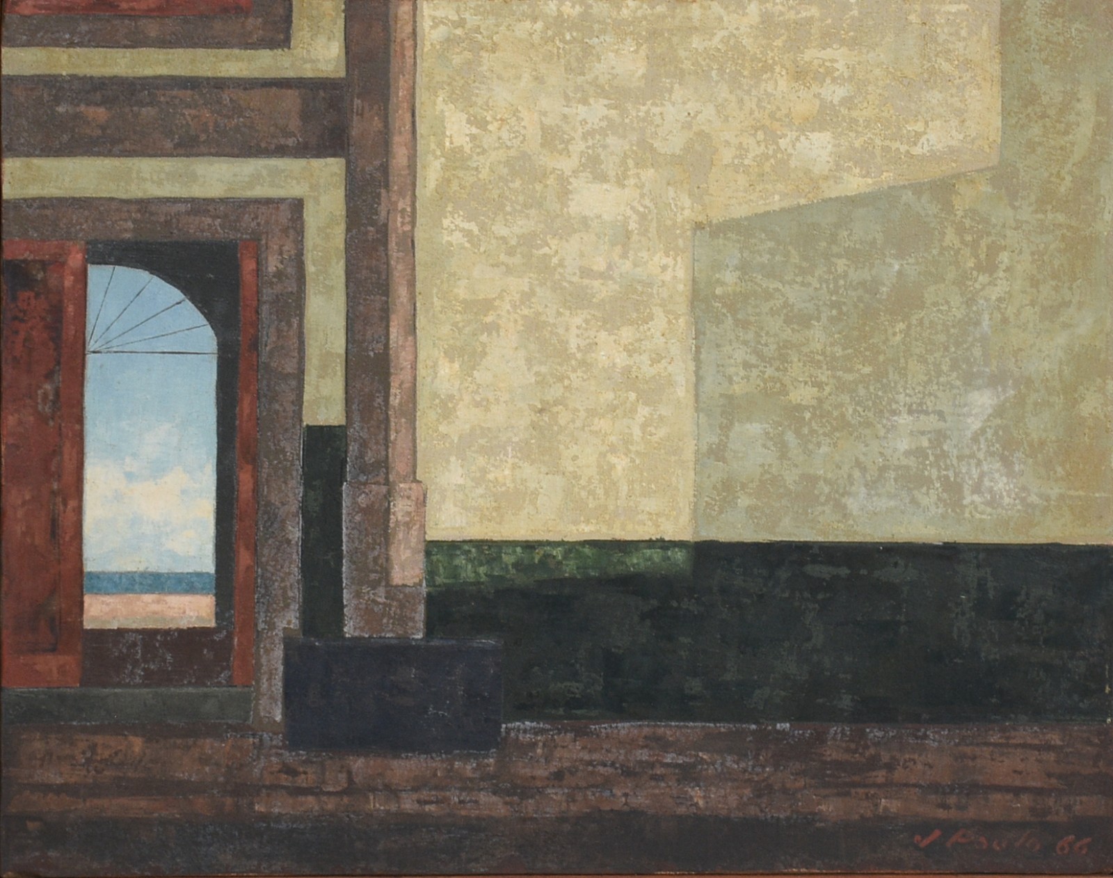 José Paulo Moreira da Fonseca (1922-2004), Contrastes a beira mar - foto 1 de 5