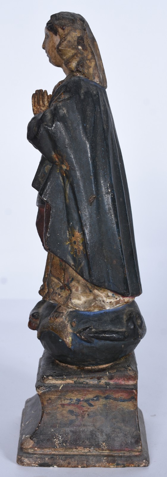 Nossa Senhora da Imaculada Conceição - Imagem de madeira policromada... - foto 5 de 8