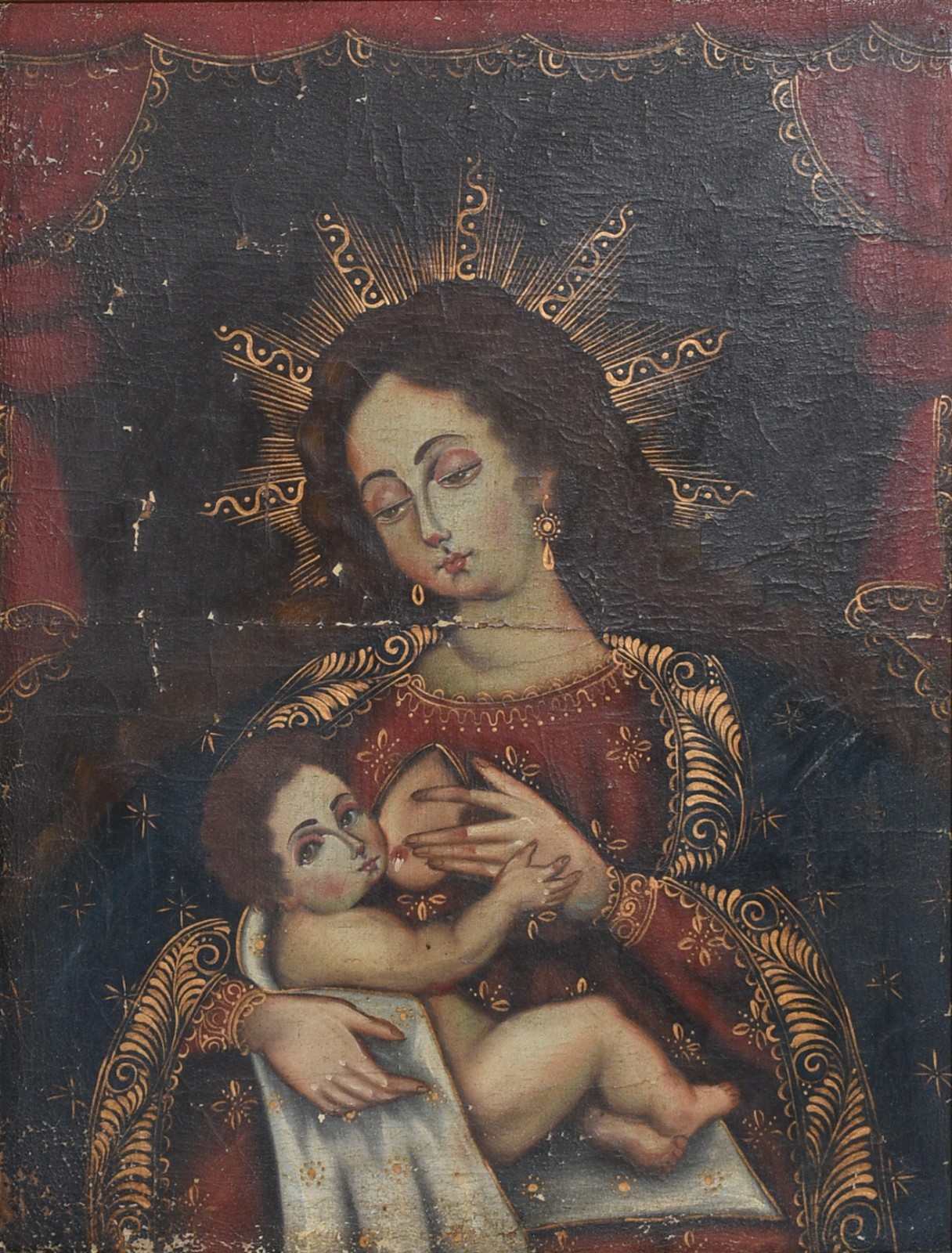 Escola Cusquenha (1538), Nossa Senhora do Leite - foto 1 de 5