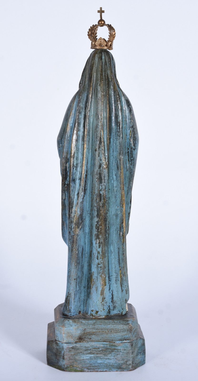 Sagrado Coração de Nossa Senhora - Imagem portuguesa de madeira... - foto 4 de 7