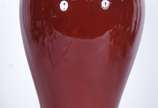 Vaso de porcelana chinesa Sangue de Boi - Vaso de porcelana chinesa Sangue de Boi