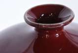 Vaso de porcelana chinesa Sangue de Boi - Vaso de porcelana chinesa Sangue de Boi