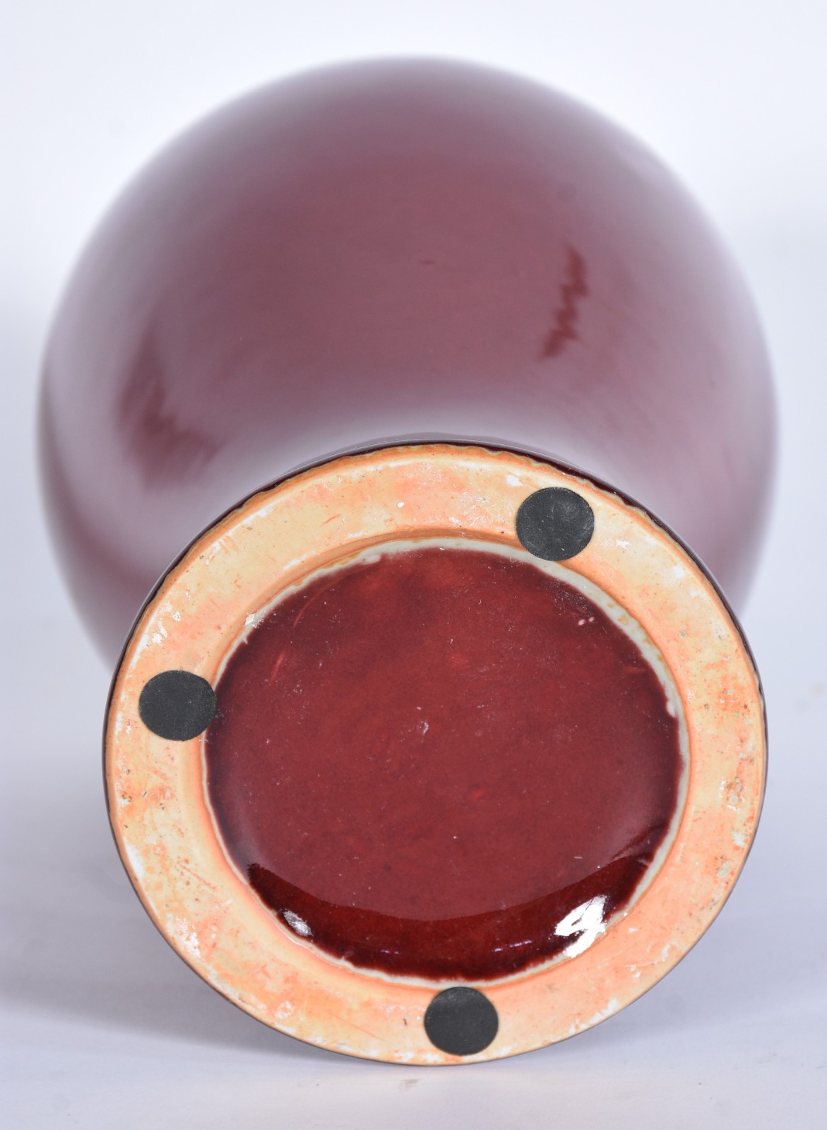 Vaso de porcelana chinesa Sangue de Boi - foto 3 de 3