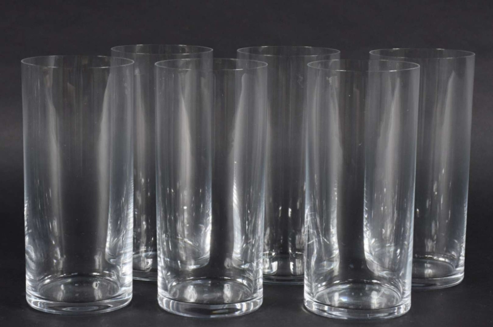 Seis copos de cristal para long drink, 390 ml. - foto 1 de 2