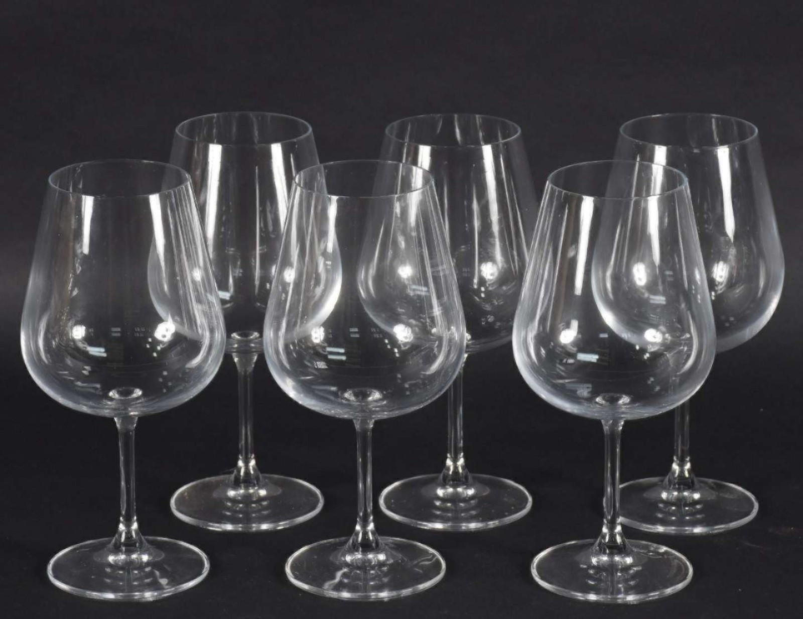 Seis cálices de cristal para vinho tinto, 620 ml. - foto 2 de 2