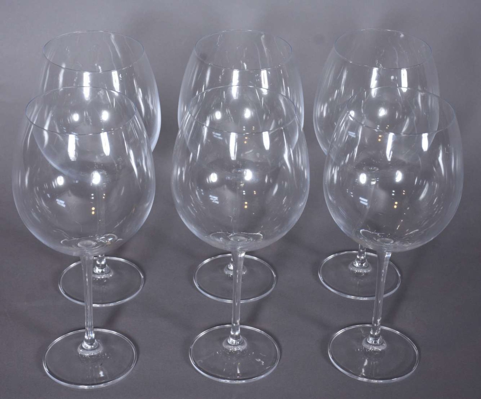 Seis taças de cristal feitio ballon para vinho, 820 ml. - foto 2 de 2