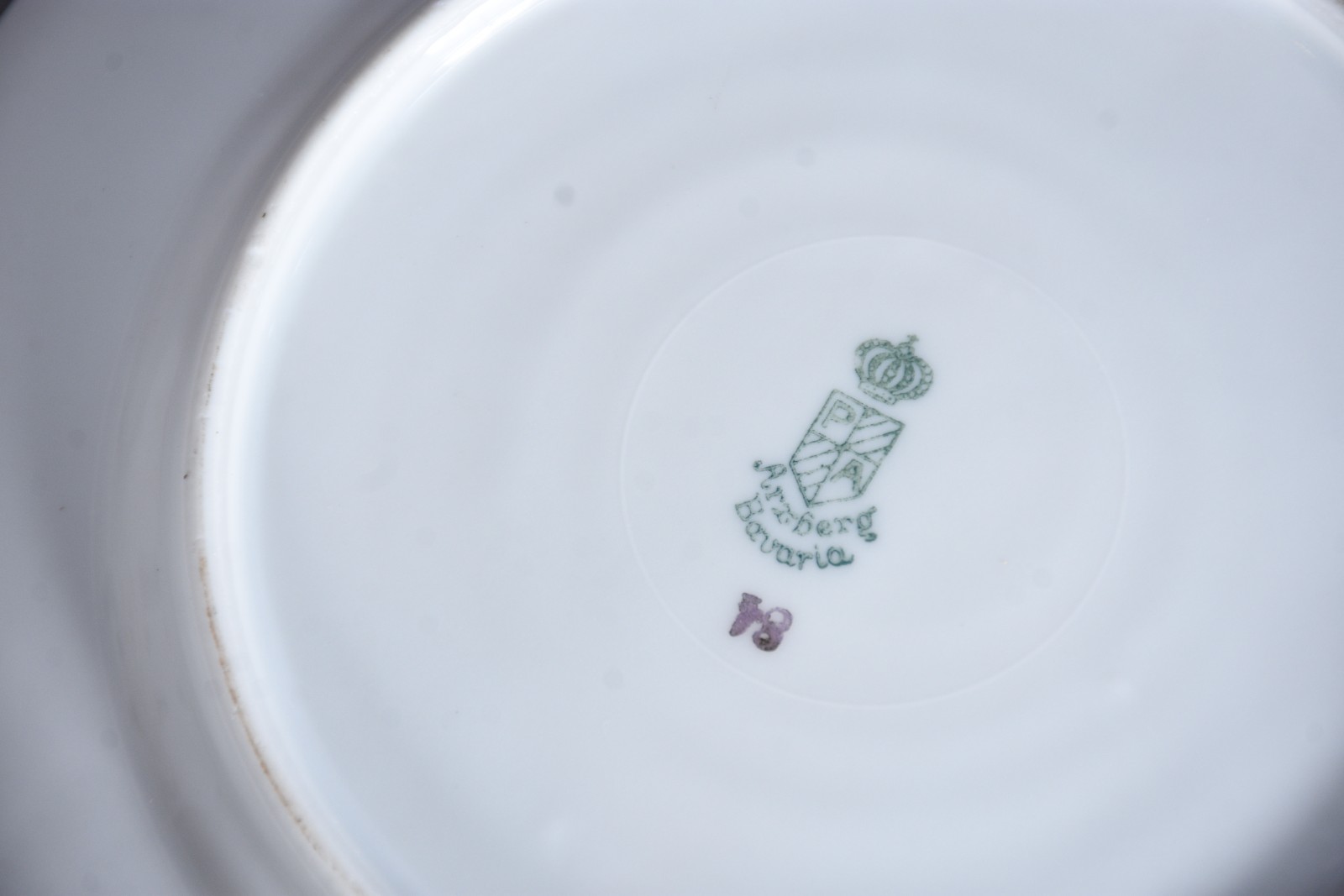 Aparelho para chá, jantar e café de porcelana Bavaria com flores em... - foto 7 de 7
