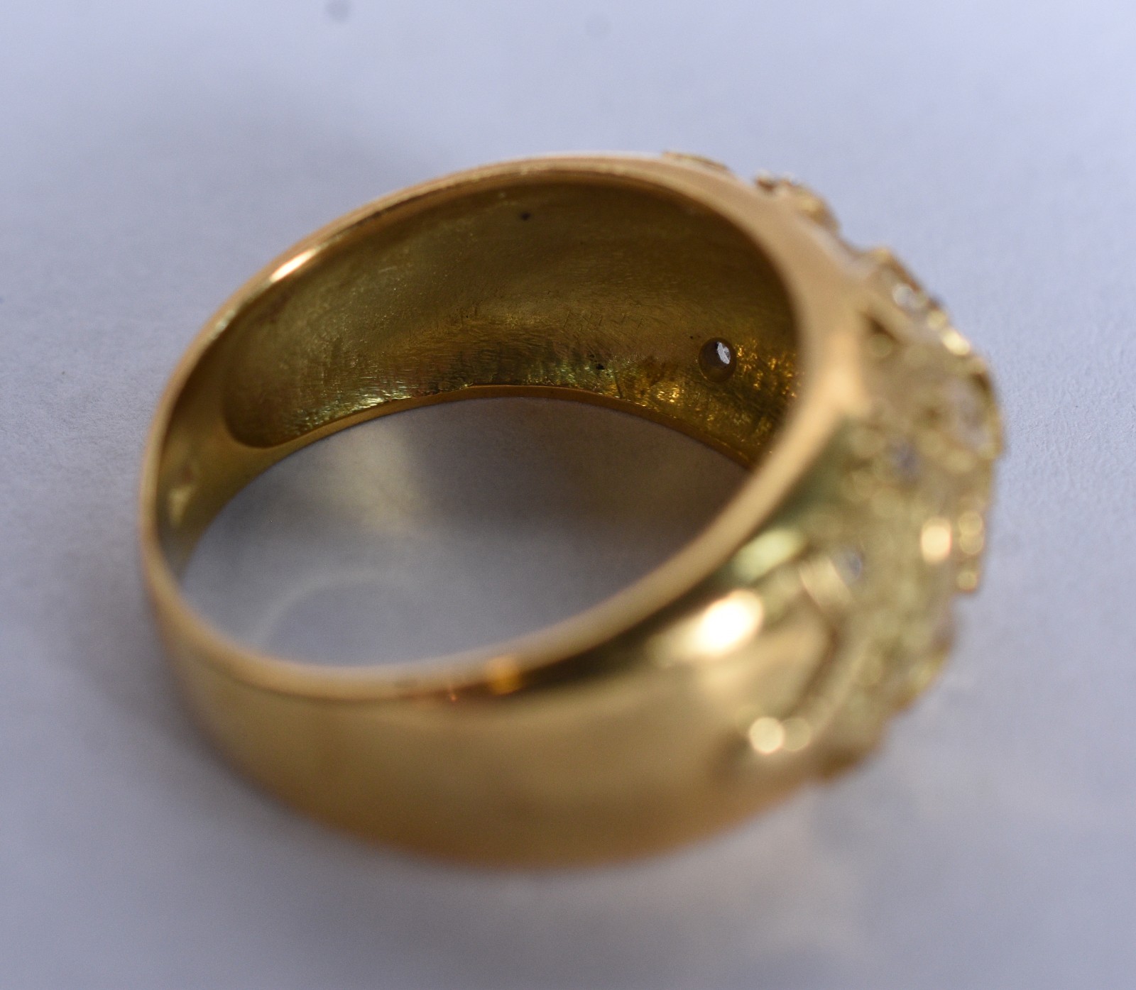 Anel de ouro 18 k, aro 18 (Por motivos de segurança a peça não se... - foto 3 de 6
