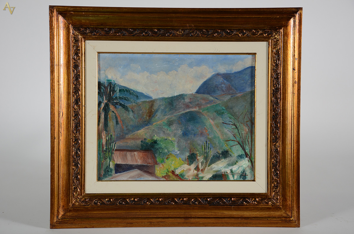 H. CAVALLEIRO (1892 - 1975) - Paisagem - ostcm - 41 x 33 - foto 1 de 3