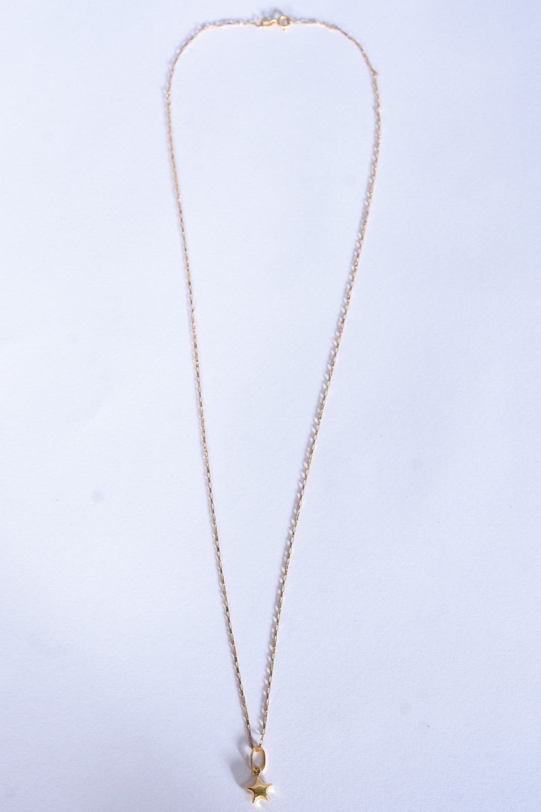 Cordão e pingente de ouro 18 k, contraste 750 feitio elinhos e... - foto 2 de 6